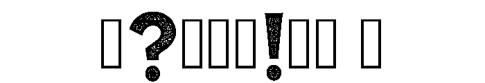 Friction Regular Font OTHER CHARS