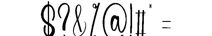 Friday Authentic Font OTHER CHARS