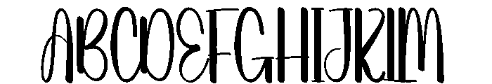 Friday Authentic Font UPPERCASE