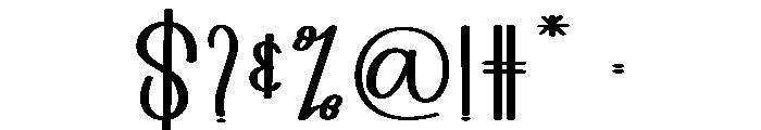 Friday Birthday Font OTHER CHARS