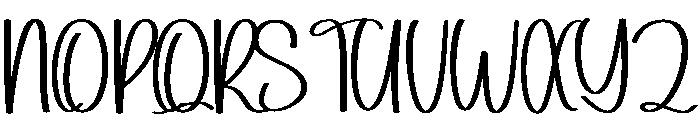 Friday Birthday Font UPPERCASE