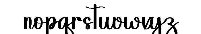 Friday Birthday Font LOWERCASE