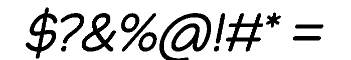 Friday Morning Sunshine Italic Font OTHER CHARS
