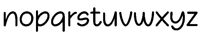 Friday Morning Sunshine Regular Font LOWERCASE
