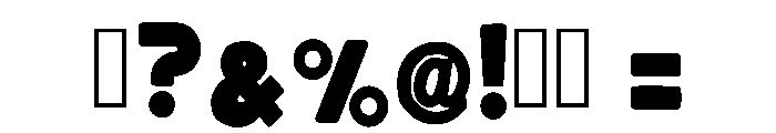 Friday Party Regular Font OTHER CHARS