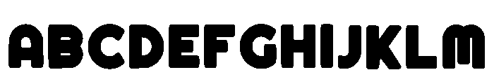 Friday Party Regular Font UPPERCASE