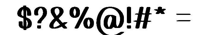 Friday Planner Font OTHER CHARS