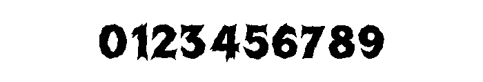 Friday Tragedy Font OTHER CHARS
