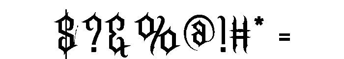 FridayStorm Font OTHER CHARS