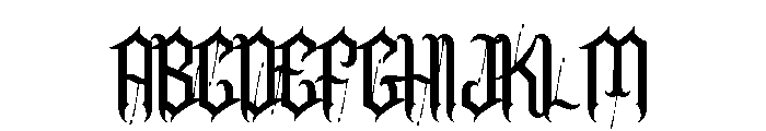 FridayStorm Font UPPERCASE