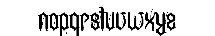 FridayStorm Font LOWERCASE
