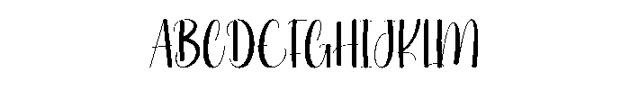 Frieandly Font UPPERCASE