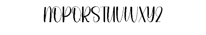 Frieandly Font UPPERCASE