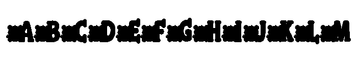 Friend Bears CF Font UPPERCASE