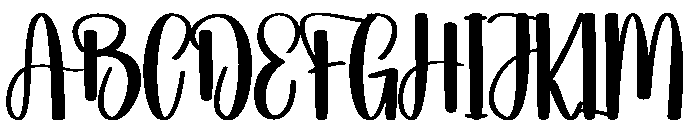 Friend Christmas Font UPPERCASE