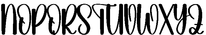 Friend Christmas Font UPPERCASE