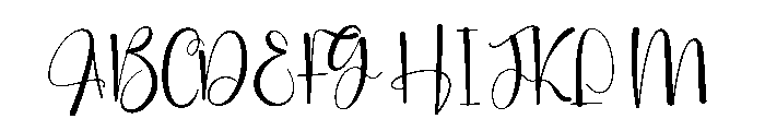 Friend Graduating Font UPPERCASE
