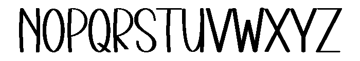 Friend Teacher Font LOWERCASE