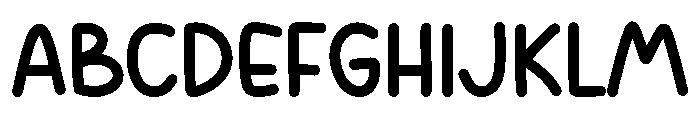 Friendly Kids Font UPPERCASE