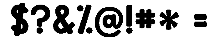 Friendly Loops Font OTHER CHARS