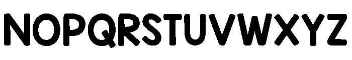Friendly Loops Font UPPERCASE