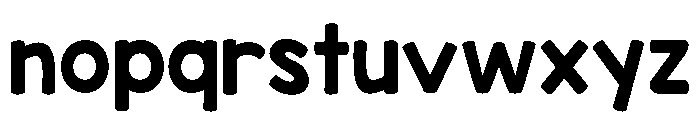 Friendly Loops Font LOWERCASE