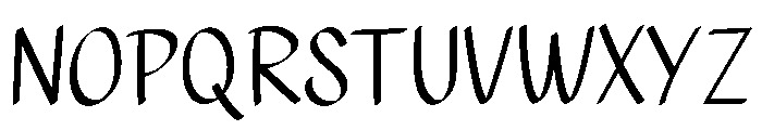 Friendly Marker30 Font UPPERCASE