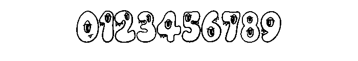 Friendly Monster Cartoo Regular Font OTHER CHARS
