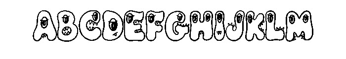 Friendly Monster Cartoo Regular FONT