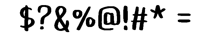 Friendly Pai Regular Font OTHER CHARS