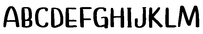 Friendly Pai Regular Font UPPERCASE
