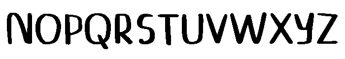 Friendly Pai Regular Font UPPERCASE