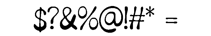 Friendly_Robin Font OTHER CHARS