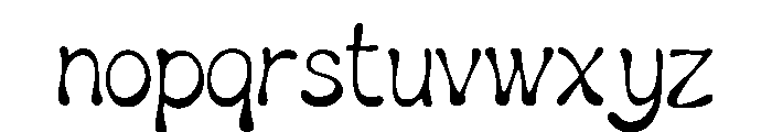 Friendly_Robin Font LOWERCASE
