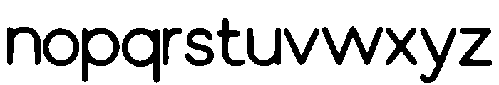 Friendly_Rounded Font LOWERCASE