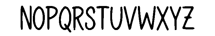 Friendly_Script Font UPPERCASE