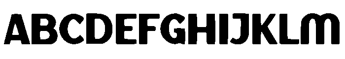 Friendly Slab Font UPPERCASE