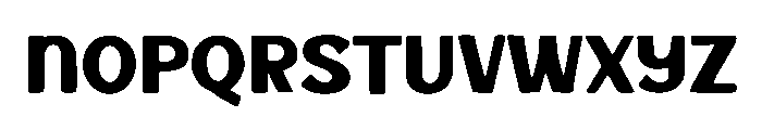 Friendly Slab Font LOWERCASE