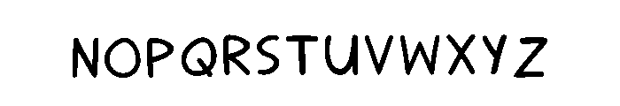 Friendly Smile Regular Font LOWERCASE