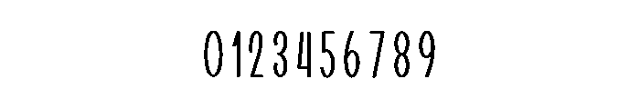 Friendly Thick Font OTHER CHARS