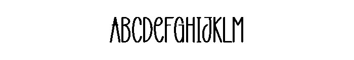 Friendly Thick Font UPPERCASE