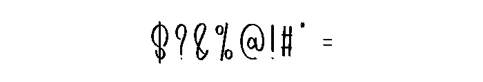 Friends Mistery Font OTHER CHARS
