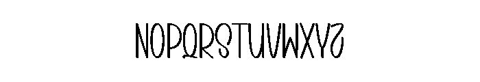 Friends Mistery Font UPPERCASE