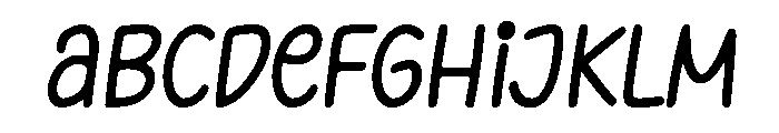 Friendsbold Italic FONT