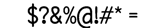 Friendsbold Font OTHER CHARS
