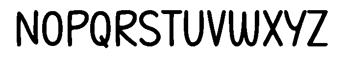 Friendsbold Font UPPERCASE