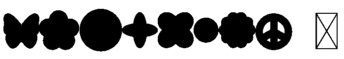 FriendshipBracelet Font OTHER CHARS
