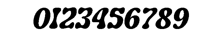 Friezy Italic Font OTHER CHARS
