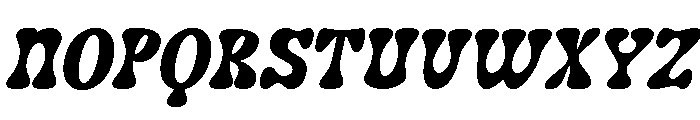 Friezy Italic Font UPPERCASE