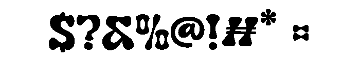 Friezy Regular Font OTHER CHARS